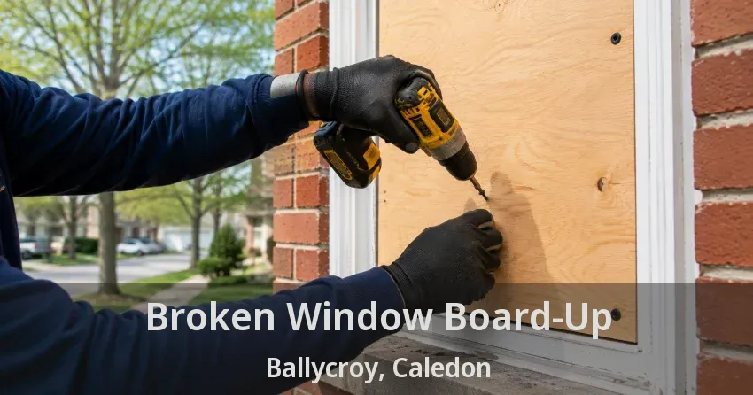 Broken Window Board-Up Ballycroy, Caledon - ON