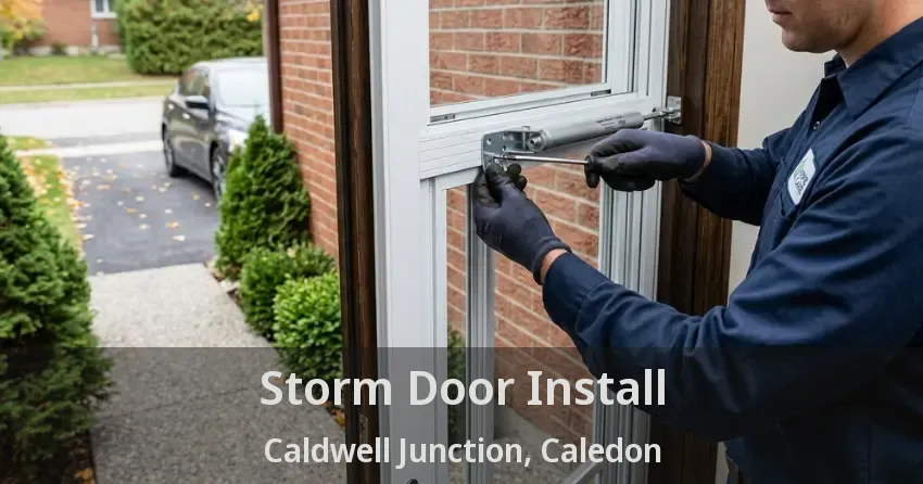 Storm Door Install Caldwell Junction, Caledon - ON