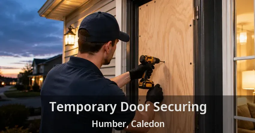 Temporary Door Securing Humber, Caledon - ON