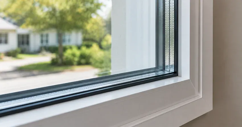 technician replacing window weatherstripping in Caledon home