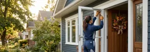 Storm Door Install Caldwell Junction, Caledon